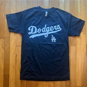 Los Angeles Dodgers T Shirt, Black, Small